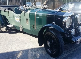 Classic Bentley Forty for wedding hire in Kingston Upon Thames