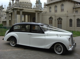 Classic Austin Princess for weddings in Brighton
