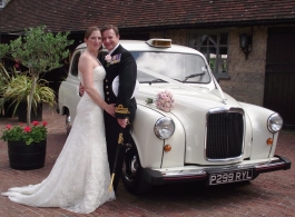 London wedding Taxi for hire in Brighton