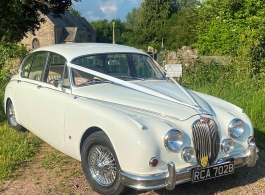 Jaguar MK2 for weddings in Newport