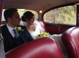 Classic 1960s Jaguar MK2 for weddings in Bristol