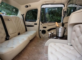 White London Taxi for weddings