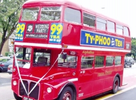 Red London Bus for weddings in Tonbridge